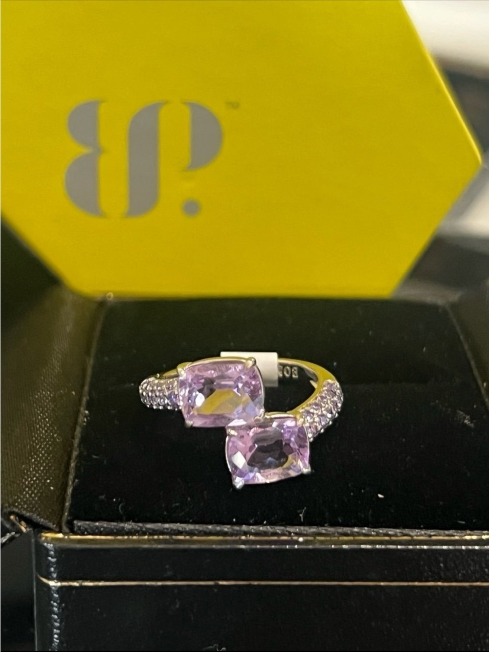 RBP 6662 size 5 A blissful moment genuine amethyst 925 solid sterling silver